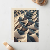 Pastel Currents Notitiekaartje (Voorkant / Achterkant in situ)