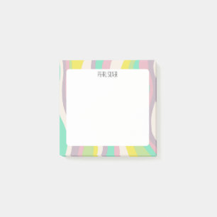 Pastel Curves aangepast grafisch logo op maat Post-it® Notes