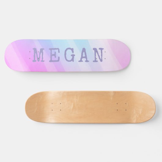 Pastel Custom Board Option to add Trucks & Wheels Skateboard (Horizontaal)