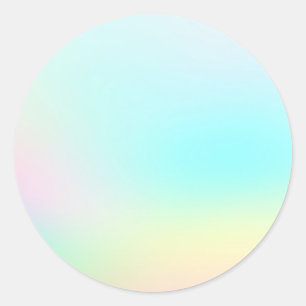 Pastel Custom Trendy Ronde Sticker