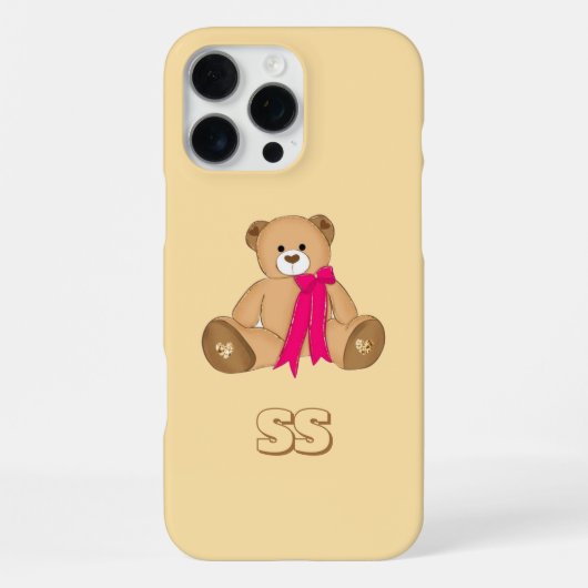 Pastel Cute Bear Coque pour iPhone 16 Pro Max (Verso)