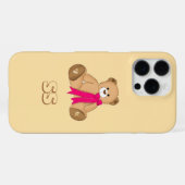 Pastel Cute Bear Coque pour iPhone 16 Pro Max (Verso Horizontal)