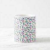 Pastel Dachshunds Café Mug (Centre)