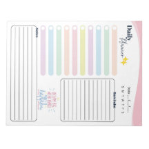 Pastel Dagelijkse Planner - Takenlijst, herinnerin