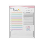 Pastel Daily Planner -To do list, reminder & notes Notitieblok (Gedraaid)