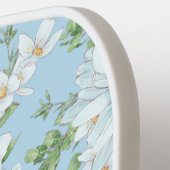 Pastel Daisy Flower Garden Pattern Pickleball Paddle (Links Detail)