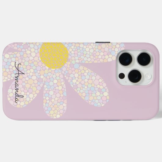 Pastel Daisy Hoesje-Mate iPhone Case (Achterkant (horizontaal))