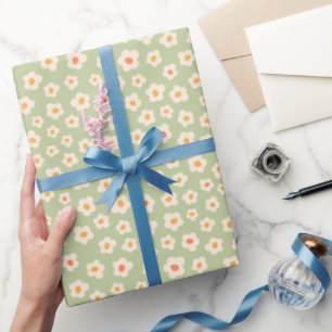 Pastel Daisy Pop Cadeaupapier