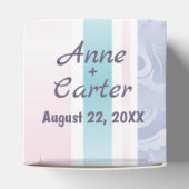 Pastel Damask bruiloft dank u Bedankdoosjes (Bovenkant)