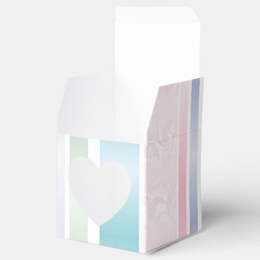 Pastel Damask bruiloft dank u Bedankdoosjes (Geopend)