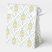 Pastel Damask Easter Eggs Pattern Bedankdoosjes (Achterkant)