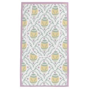Pastel Damast Paaseieren Patroon Cadeautas