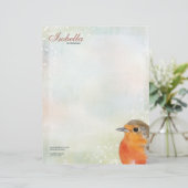 Pastel d'arc-en-ciel et en-tête de lettre (Debout devant)