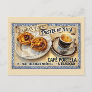 Pastel de Nata Ansichtkaart Briefkaart