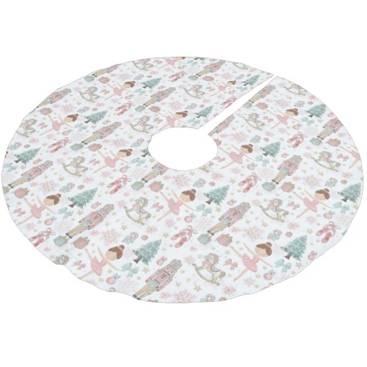 Pastel De Notenkraker Kerst Ballet Decoupage Kerstboom Rok (Gekanteld)
