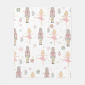 Pastel De Notenkraker Kerstballet Fleece Deken (Voorkant)
