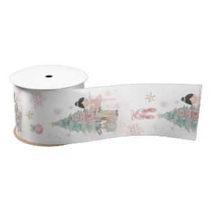 Pastel De Notenkraker Roze Kerstballet Lint