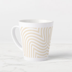 Pastel Design Latte Mok - Elegant en Stijlvol