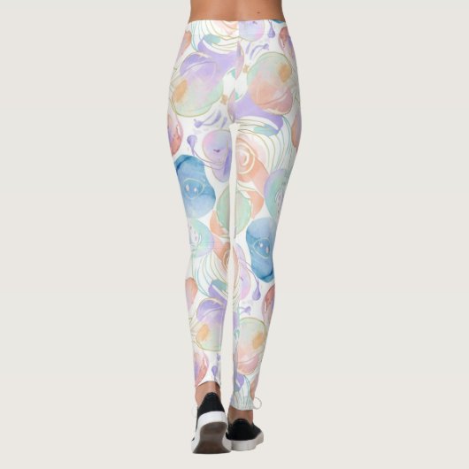 Pastel Design Leggings (Achterkant)