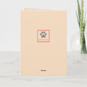 Pastel Dessin Happy Shiba Inu Carte de voeux (Dos)