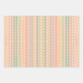  Pastel Diamond Patroon Inpakpapier Vel (Voorkant)