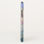 Pastel Diamond Pattern Mermaid Blue Green Roze Case-Mate iPhone Case (Achterkant / rechts)