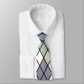 Pastel Diamonds Argyle Stropdas (Gebonden)