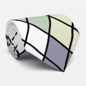 Pastel Diamonds Argyle Stropdas (Opgerold)