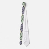 Pastel Diamonds Argyle Stropdas (Achterkant)