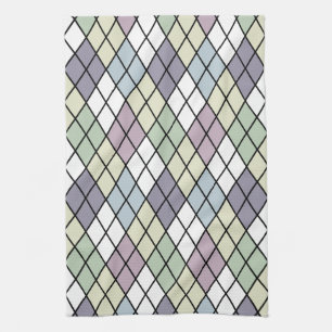 Pastel Diamonds Theedoek