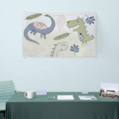 Pastel Dinosaur Spandoek (Beurs)