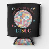 Pastel Disco Ball Verjaardagsfeestje Custom Blikjeskoeler (Voorkant)