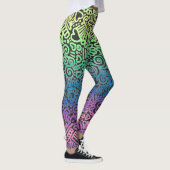 Pastel Doodle Pattern-Leggings Leggings (Rechts)