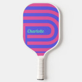 Pastel Doolhof Pickleball Paddle (Achterkant)