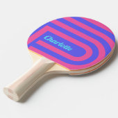 Pastel Doolhof Ping Pong Batje (Voorkant Gekanteld)