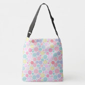 Pastel Dots Un-Perfect Pattern Crossbody Tas (Achterkant)