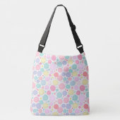 Pastel Dots Un-Perfect Pattern Crossbody Tas (Voorkant)