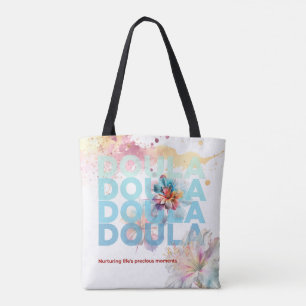 Pastel Doula Verloskundige Baby Bevalling Verpleeg Draagtas