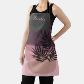 Pastel doux Abstrait rose et gris tablier tropical (Insitu)