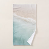 Pastel doux Océan des Caraïbes Bliss 1 (Serviette à main)
