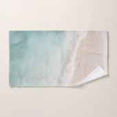 Pastel doux Océan des Caraïbes Bliss 1 (Serviette à main)