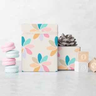 Pastel Draaiende Molen Cadeaupapier