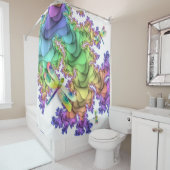 Pastel Dragonflies Douche Rideau (En situation)