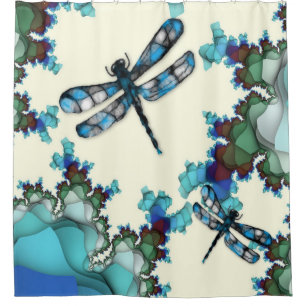 Pastel Dragonflies Douche Rideau