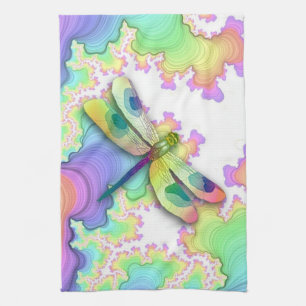 Pastel Dragonfly Kitchen Towel Theedoek