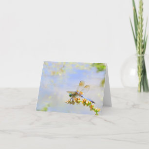 Pastel Dragonfly Note Kaart