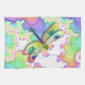 Pastel Dragonfly Serviette de cuisine (Horizontal)