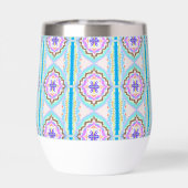 Pastel Dream Boho Geometric Kaleidoscope (Arrière)