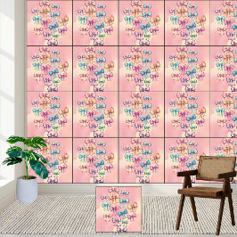 Pastel Dream Bows Behang