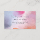 Pastel Dream | Elegant en mooi Visitekaartje (Achterkant)